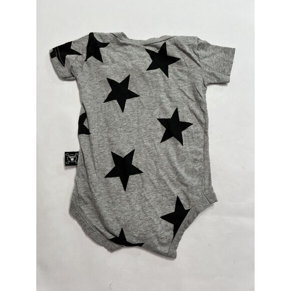 Nununu Star Onesie in Heather Grey - Picture 3 of 4
